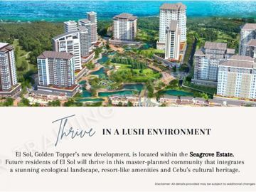 Pre-selling Condominium in Seagrove Mactan, El Sol