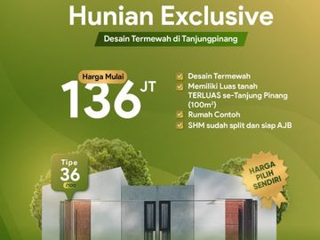 Rumah Inden Cepat di Tengah Kota Tanjung Pinang Bisa Inhouse