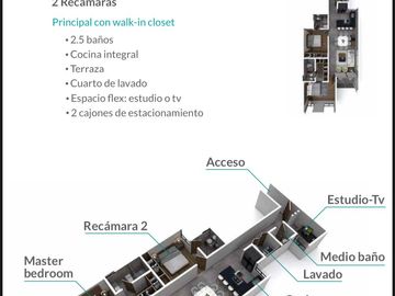 Moderno Departamento en Torre Vista Real