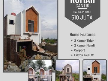 Dijual rumah mewah cantik 2lt harga 1lt di Cipageran Cimahi