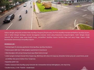 Ruko Bagus Terbaru Siap Pakai di Ayodhya Garden Tangerang
