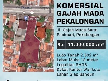 TANAH KOMERSIAL PASIRSARI PEKALONGAN BARAT