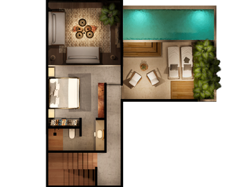 Loft de lujo con alberca privada rodeado de naturaleza