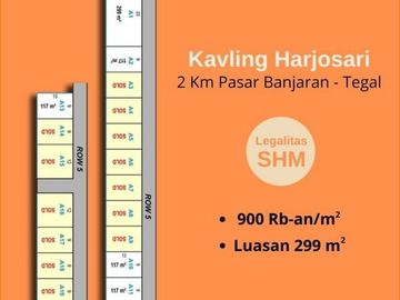 12x Angsur Lahan Hunian Harjosari - Tegal: SHM Per Unit