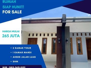 Rumah Siap Huni Type 45 Hanya 265 Juta Di Klaten