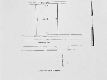 DIJUAL TANAH BAGUS at Jl HANG TUAH, KEBAYORAN BARU, JAKSEL (KOTAK)