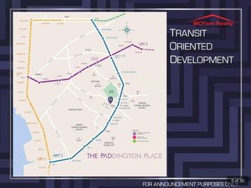 Studio Unit Condo for Sale in Paddington Place Mandaluyong