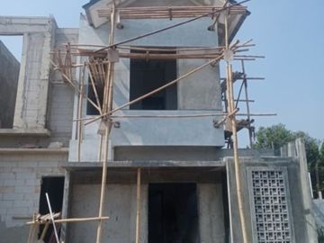 Rumah 2 lantai Dekat Tol Desari Rangkapan Jaya Depok 800 jt an Semi Furnish (risti)