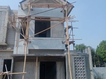 Rumah 2 lantai Dekat Tol Desari Rangkapan Jaya Depok 800 jt an Semi Furnish (risti)