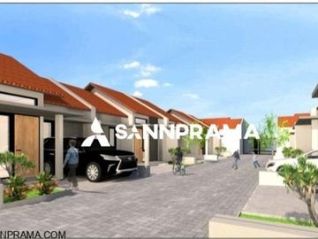 Rumah Baru 1 Lnt, LT 71 m&sup2;, Rp 444 Juta, di Sawangan, Depok.