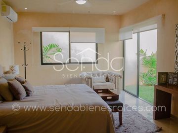 Casa de una planta totalmente equipada en venta en Taman Conkal  Merida