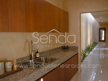 Casa de una planta totalmente equipada en venta en Taman Conkal  Merida