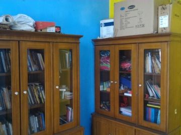 Rumah 2 lantai, shm, di jalan utama, bebas banjir, perumahan maharaja, pancoran mas