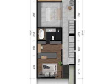 DIJUAL RUMAH SUMMARECON GADING SERPONG RUMAH BARU SIAP HUNI 7x20 TROPICAL MODERN STYLE