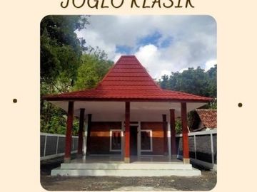 JOGLO CLASSIC KAYU JATI VIEW SAWAH, HARGA MURAH DEKAT PRAMBANAN