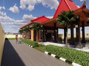 JOGLO CLASSIC KAYU JATI VIEW SAWAH, HARGA MURAH DEKAT PRAMBANAN