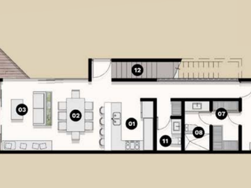 Departamento en Venta en Telchac Puerto, Bajareque (Mod. Villa B)