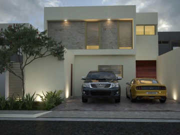 Casa zona Conkal, 3 habitaciones, privada residencial.