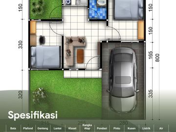 PROMO DAHSYAT! Rumah 170juta-an Fasum Terlengkap