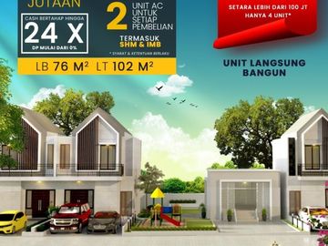 DISKON 100 Jutaan, Perumahan 2 lantai ARANYA PARK Yogyakarta
