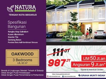Ciamik Mewah, Type Oakwood, Nature Residence , Sidoarjo | Br192 G
