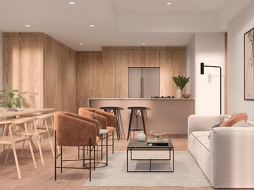 Todas las recamaras con balcón privado, con terraza de uso comun en piso alto,,