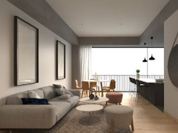 Todas las recamaras con balcón privado, con terraza de uso comun en piso alto,,