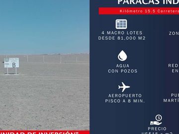 TERRENO INDUSTRIAL EN PARACAS