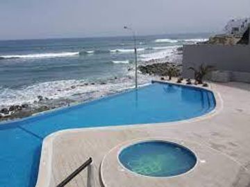 Se alquila departamento amoblado en Condominio Ocean Reef San Bartolo