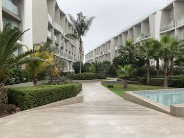 Se alquila departamento amoblado en Condominio Ocean Reef San Bartolo