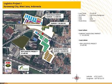 Tanah 3.15 Ha Strategis Karawang Timur Bekasi