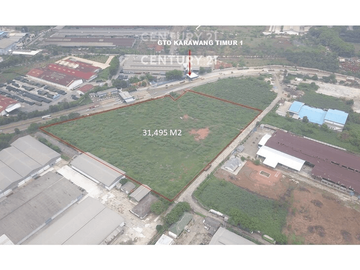 Tanah 3.15 Ha Strategis Karawang Timur Bekasi