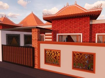Rumah Nuansa Etnik di Jogja Dekat Wisata Terkenal di Dunia