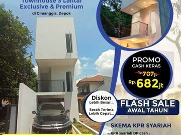 Rumah Premium di Cimanggis Depok dekat Tol dan LRT