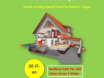 Dijual Tanah Dekat Pasar Bumijawa Tegal