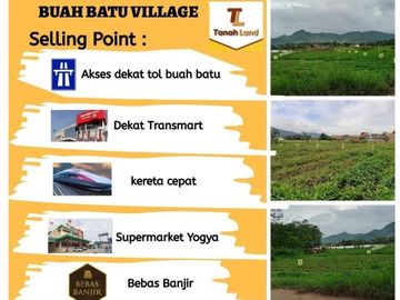 tanah murah kavling murah komplek cluster buahbatu village