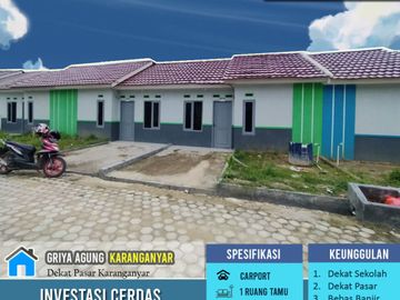 rumah subsidi deket Pasar karanganyar