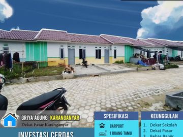rumah subsidi deket Pasar karanganyar