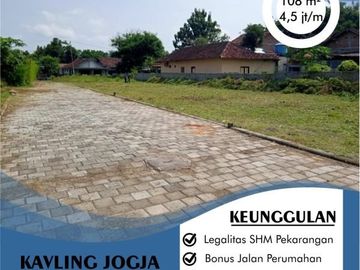 Tanah Dijual Jogja Dekat Polsek Ngaglik SHM Pecah Unit
