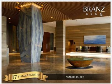 Branz BSD City 2 bedroom siap huni Big Diskon view BSD city