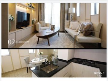 Branz BSD City 2 bedroom siap huni Big Diskon view BSD city