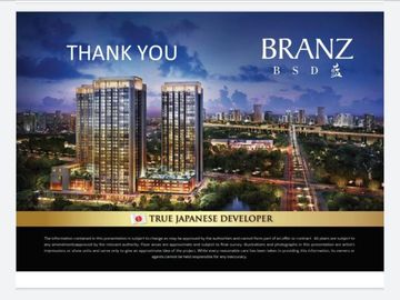Branz BSD City 2 bedroom siap huni Big Diskon view BSD city