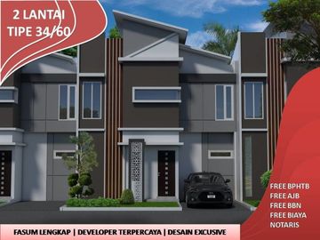 Di Jual Rumah Murah Di Kota Malang 2 Lantai Harga 200 Juta an