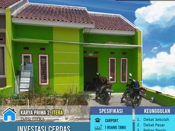 rumah kamar 2 siap huni di Bandar Lampung