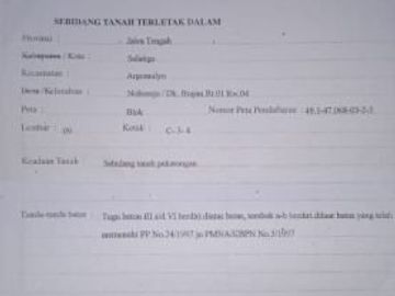 Dijual Cepat Rumah Beserta Tanah Pekarangannya Di Salatiga