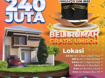 LANGSUNG PROSES, No. 0821-3993----- , Perumahan Murah Bagus di Sidoarjo, Diamond Village Juanda 3