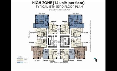 Park Triangle Residences 1 bedroom for sale
