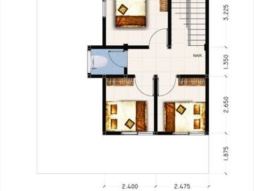 Rumah villa 2 lantai, Bergaya Tropis, Lokasi Premium dan Strategis