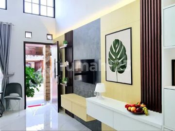 Rumah Modern Minimalis Semi Furnished Siap Huni Gentan