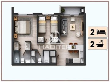 Departamento en Venta 2D 2B en Chillán